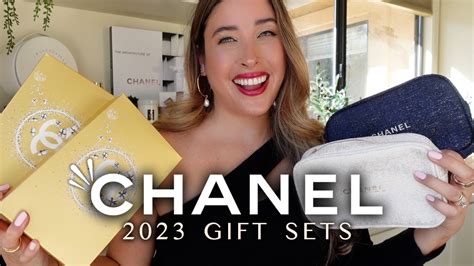 chanel christmas gift|chanel holiday 2023 gift set.